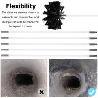 Kit De Limpieza De Campana Con Cepillo Flexible Y Cabeza De Náilon Herramienta De Limpieza Para Hogar Desenfrenable Y Ecológica - details 3