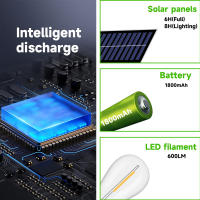 Luces Solares Para Exterior Con Sensor De Movimiento 3 Modos LED De Dusk to Dawn Luces De Valla Para Jardín Puerta Solar Modernas IP65 - details 3