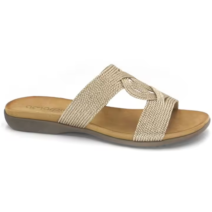 Sandalias Amarpies  para mujer en color beige - 1