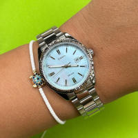 ​reloj mujer analógico clásico Casio LTP-1302DS-2AV Madreperla 34,5 × 30,2 × 8,8  mm correa de acero - details 0