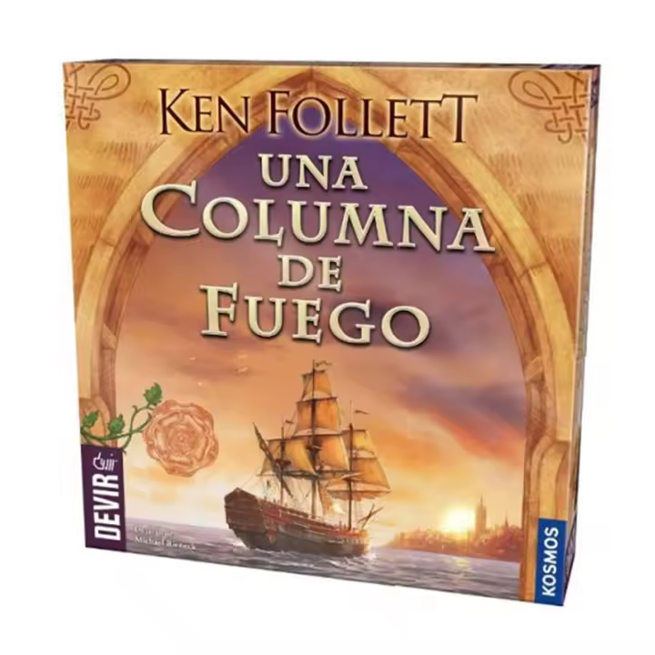 Juego Columna de fuego eurogame inspirado en la saga de Ken Follet - 1