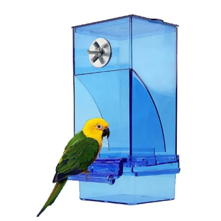 Comedero Automático con Percha para Pájaros - 1
