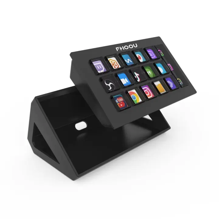 StreamDeck Mini Visual Keyboard LCD 15Botones Controlador De Contenido En Vivo Para Windows/MacOS Botón Personalizado Regalo Kryboard - 1