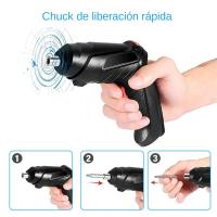 Juego De Herramientas Eléctricas Para El Hogar Con Batería De Litio 1800mAh Mini Taladro Sin Cable 3.6v Para Reparación Y Mantenimiento - details 1