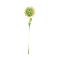 DIY Bouquet De Flores Tejidas Rosa Y Girasol Flores Artificiales Para Decoración Del Hogar En Acetato Uso En Aniversarios Bodas Y Más - details 9