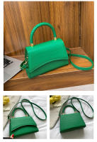Bolso De Hombro De Cuero PU Sólido Moda Bolso De Mano Para Mujer Casual Bolso Cruzado Con Manija Superior Decoración De Bordado - details 9