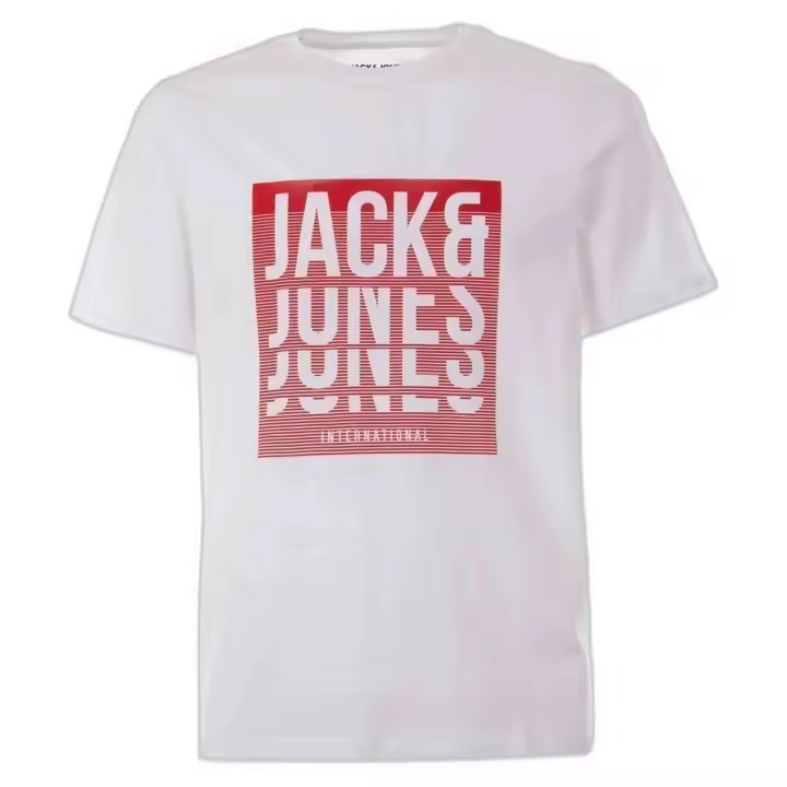 Camiseta de Manga Corta Jack&Jones  para hombre en color blanco - 1
