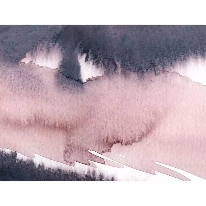 Cuadro decorativo abstracto  horizontal grande  "SUAVE OSCURIDAD"  120x90 130x100 Lienzo Alta Calidad dormitorio salones hall entrada berenjenas magenta rosa Arte contemporáneo moderno paisaje Ref ANA DURAN 519 - 1