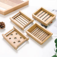 Porta Saboneta De Bambú Natural Madera Soporte Para Baño Almacenamiento Portátil Placa Caja Contenedor Decoración Del Hogar - details 42