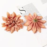 5Pcs Cabezas De Flores Artificiales Dahlias Para Decoración De Navidad Hogar Y Habitaciones Bodas Y Murallas Accesorios De Flores Falsas - details 14