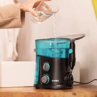 Cecotec 4315 Bamba ToothCare 1200 Jet Pro. Irrigador Bucal con 7 Boquillas Hasta 1250-1700 pulsos por minuto Pantalla LED Capacidad 1000 ml 10 Ajustes de presión IPX4 Desinfección con luz UV. - details 1
