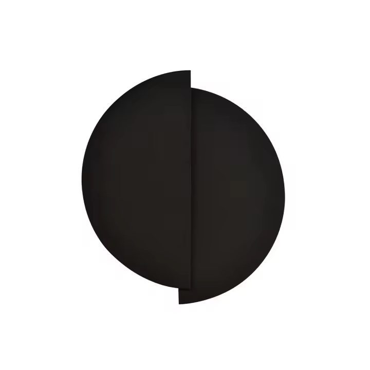 Lámpara de Pared Form, Maple, Negro, 28x32x2 cm - 1