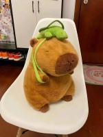 Muñeco De Peluche Capibara Anime Suave Y Fluffy Juguete Kawaii Para Niños Y Adultos Regalo De Peluche Simulación De Capibara - details 1