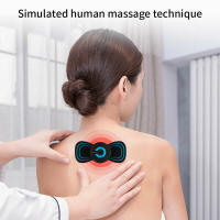 Equipo de Ejercicio: Mini masajeador eléctrico de Mano para Cuello y Espalda EMS, Parche de Masaje Cervical, Equipo de Ejercicio estimulante - details 3