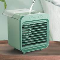 Mini refrigerador de Aire portátil, potente y Súper Silencioso, con 3 velocidades, recargable por USB y opción de refrigeración con Cubitos de Hielo para el hogar. - details 1