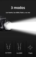 Linterna Frontal LED Potente XHP199 Para Pesca Y Camping Recargable USB 18650 Lámpara Frontal Con Ángulo De Haz De 180° Fuente De Luz LED Batería De Litio Metálico Impermeable - details 21