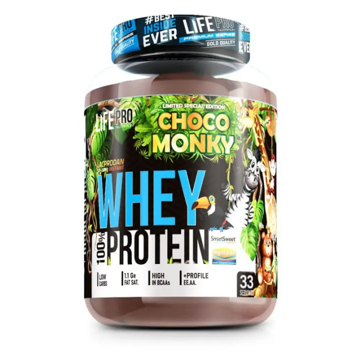 LIFE PRO WHEY CHOCO MONKY 1KG LIMITED EDITION - 1
