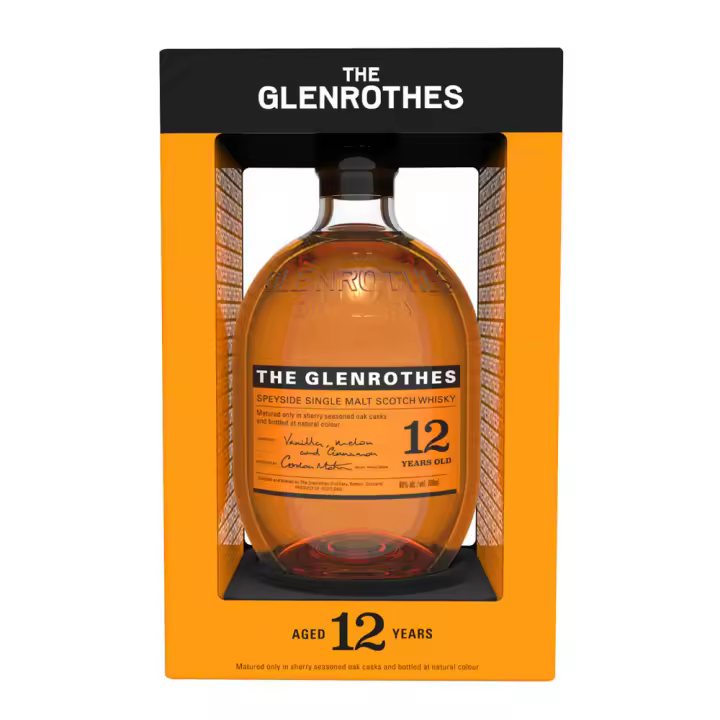 Whisky The Glenrothes 12 Años - Botella 70 CL - Speyside Single Malt Scotch - 40% - 1