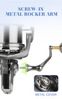 BILLINGS Carrete De Pesca Spinning Serie 8000-14000 Max Drag 20KG Engranaje De Aluminio Potente Para Aguas Dulces Y Saladas - details 9