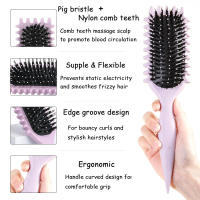 Bounce Curl Brush, Bounce Curl Defining Brush, Cepillo de pelo de cerdas de jabalí - details 3
