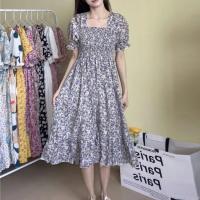 Vestido De Cintura Elástica En Chiffón Para Mujer Verano Casual Elegante Con Manga Corta Plisado Estilo A-line Vestidos Cortos - details 14