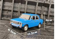 Modelo De Coche De Policía Lada 1/24 Escala Simulación De Metal Juguete Para Niños Regalo Sin Batería Proveniente De China - details 6