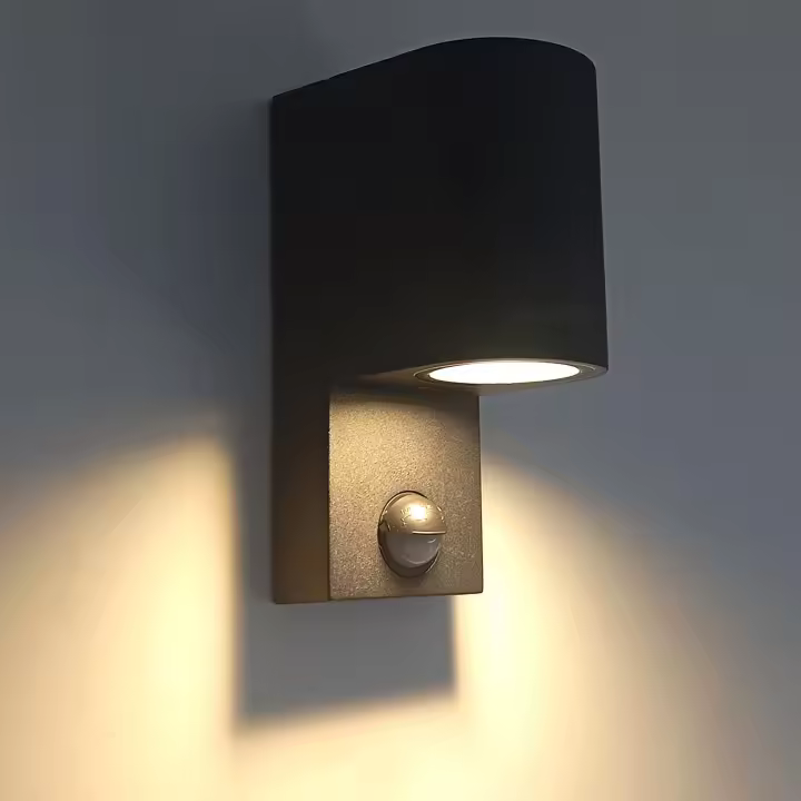 Aplique LED Interior y Exterior - IP65 - GU10 - Con Sensor de movimiento PIR - 1