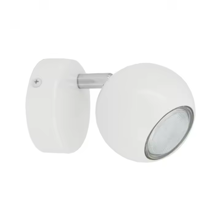 Ledkia Lámpara de Pared Aluminio Orientable 1 Foco Blanco Ates Blanco - 1