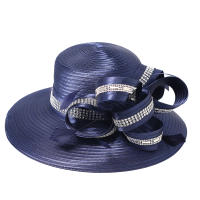 Sombrero Derby Elegante De Navidad Para Mujer Con Plumas Y Diamantes Anversa De Fiesta Casaca De Busto Broche Anversa De Busto - details 12