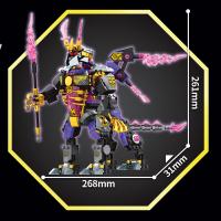 Bloques De Construcción Para Niños Serie Mecha Ninja Modelo MOC Armadura Juguete De Montaje Regalo De Cumpleaños Compatible Con Lego ABS Sin Batería - details 3