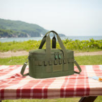Bolsa De Almacenamiento Para Tanque De Gas Para Camping Y Picnics De Gran Capacidad Con Clavija De Tierra Y Herramientas Kit De Cocina Y Utensilios - details 2