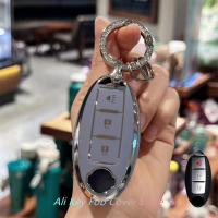 Cubierta De Llave Para Coche Lanyard De Cadena Para Nissan Altima Maxima Rogue Armada Pathfinder 3 Botones Smart Key TPU - details 12