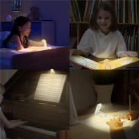 Lámpara Nocturna Recargable USB Plegable Portátil Para Lectura Con Protección Ocular 3 Colores De Luz Y Adjustabilidad De Brillo - details 8