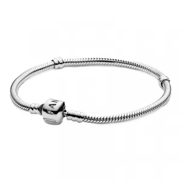 Pandora - Pulsera de plata de ley y cierre Pandora en plata de ley 590702HV - 1