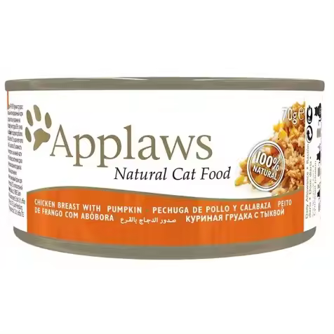 Applaws Lata Gatos Adultos Pollo con Calabaza 1 unidad - 70 gr - 1
