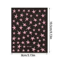 Pegatinas De Uñas 3D Estrella Y2K Para Mujeres Y Niñas Adhesivas Pentagrama Diseño De Uñas Decoración Para Manicura DIY Y Salón - details 7