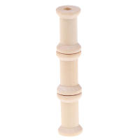 Organizador De Bobines De Madera Para Costura Y Artesanías Estilo Vintage 10 Piezas Herramientas Para Hilo Y Cinta - details 3