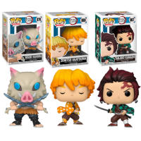 Funko Pack 3 figuras DEmon Slayer Tanjiro Kamado Zenitsu Agatsuma Inosuke Hashibira Hero Funko Pop - details 0