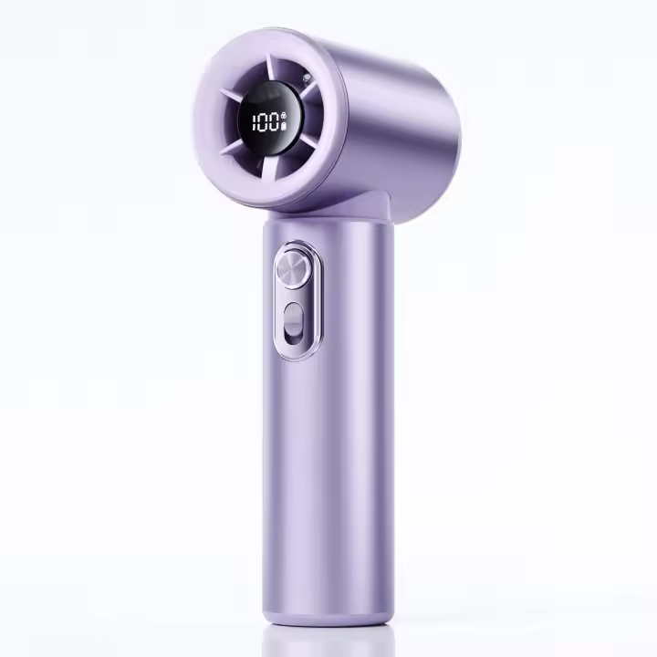 Ventilador Turbo portátil de mano, mini ventilador nebulizador personal de Alta velocdad, conducción de Aire turboalimentado de Aviación, Aire frío de Super Alta velocdad 10 m/s, adecuado para Viajes/exterior/home/oficin/maquillaje/Regalos - 1