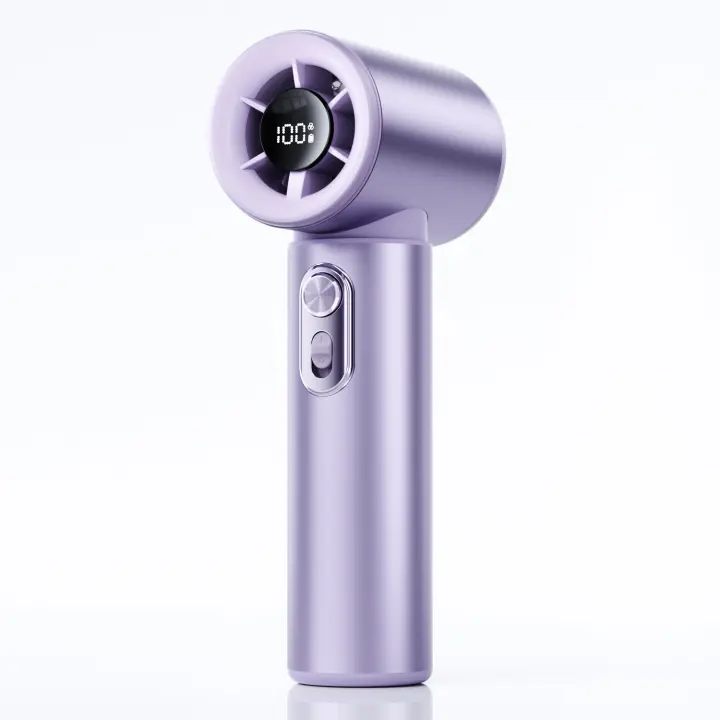 Ventilador Turbo portátil de mano, mini ventilador nebulizador personal de Alta velocdad, conducción de Aire turboalimentado de Aviación, Aire frío de Super Alta velocdad 10 m/s, adecuado para Viajes/exterior/home/oficin/maquillaje/Regalos - 1