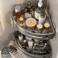 Estante De Esquina Para Baño Con Bandeja Soporte Para Ducha De Tres Capas Organizador De Espacio De Baño Material Duradero - details 5