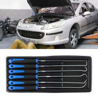 Set De 6 Herramientas Para Eliminar Selladores De Aceite Para Coche Herramienta De Reparación Con Agujas Y Retráctiles Para Selladores O-Ring Y Guías De Juego - details 7