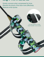 ALP 4pcs/lot Tiras De Sujeción Para Raqueta De Tenis Badminton Y Caña De Pescar Camuflaje No Eslipiente Transpirable Para Deportes - details 5