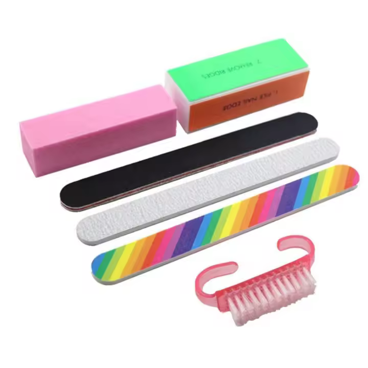 Juego De 5 En 1 De Corte Eléctrico Para Uñas Portátil Para Uñas Acrílicas Tiras De Uñas Cortador De Cutículas Y Herramienta De Manicura - 1