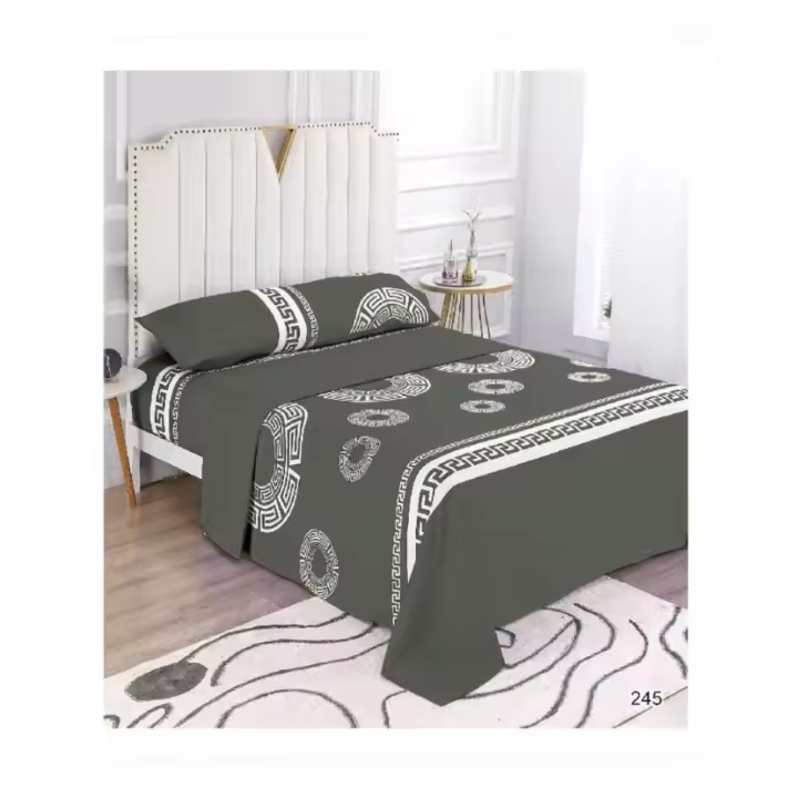 Juego Sábanas  (3 piezas): sábana encimera + sábana ajustable + 1 fundas de almohadade 90x135x150cm - 1