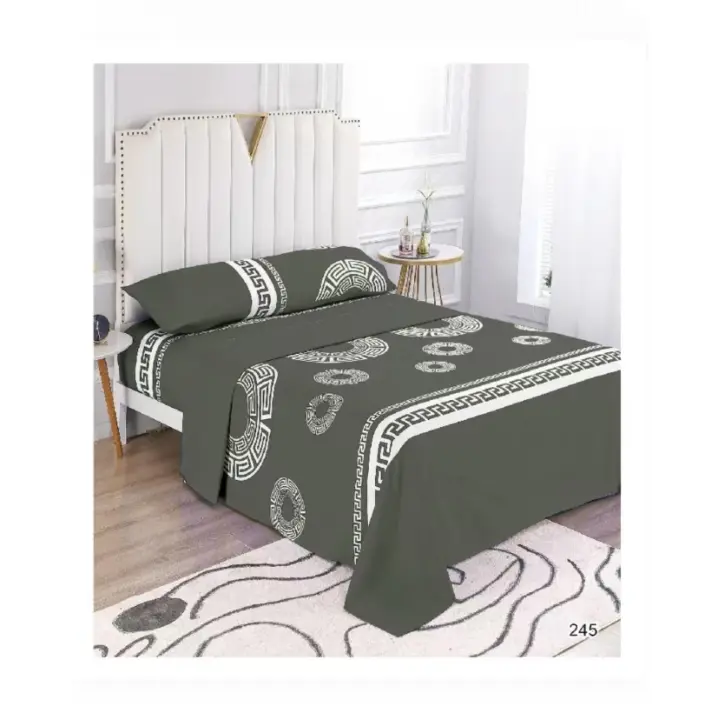 Juego Sábanas  (3 piezas): sábana encimera + sábana ajustable + 1 fundas de almohadade 90x135x150cm - 1