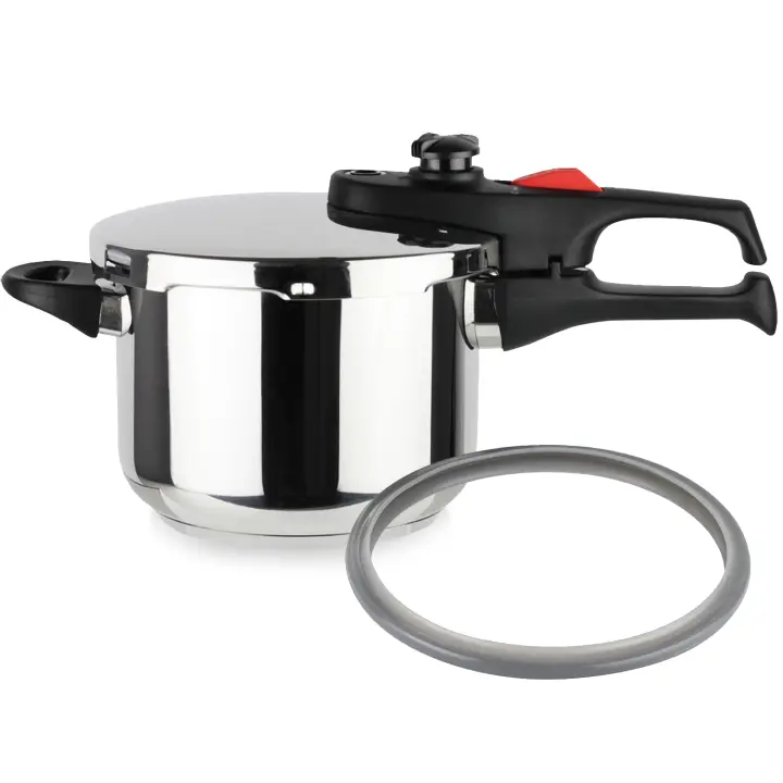 Magefesa Practika Plus - Olla Express Rápida 3.2L + Junta de Silicona , Acero Inoxidable 18/10, Sensor de Presión, Para Inducción, Ahorro Energético - 1