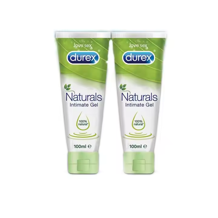 DUREX Naturals Gel Duplo Lubricante Íntimo Pure 100% Natural 2x100ml - 1