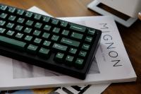 Aifei Keycaps Set Grande Doble Shot Perfil Cherry ABS Para Teclado Wooting GMK Hi75 Switches Layout ANSI Split Purple Green - details 15