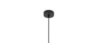 Fabrilamp - Colgante Orfeo 1xe27 Negro/natural Regx30x30cm Vegetal Marino - details 3